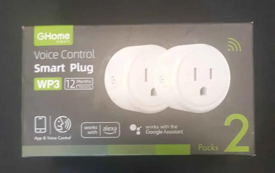 2 pcs. Smart Mini Wi-Fi Plug, Alexa Google Home Compatible image indicator(5)