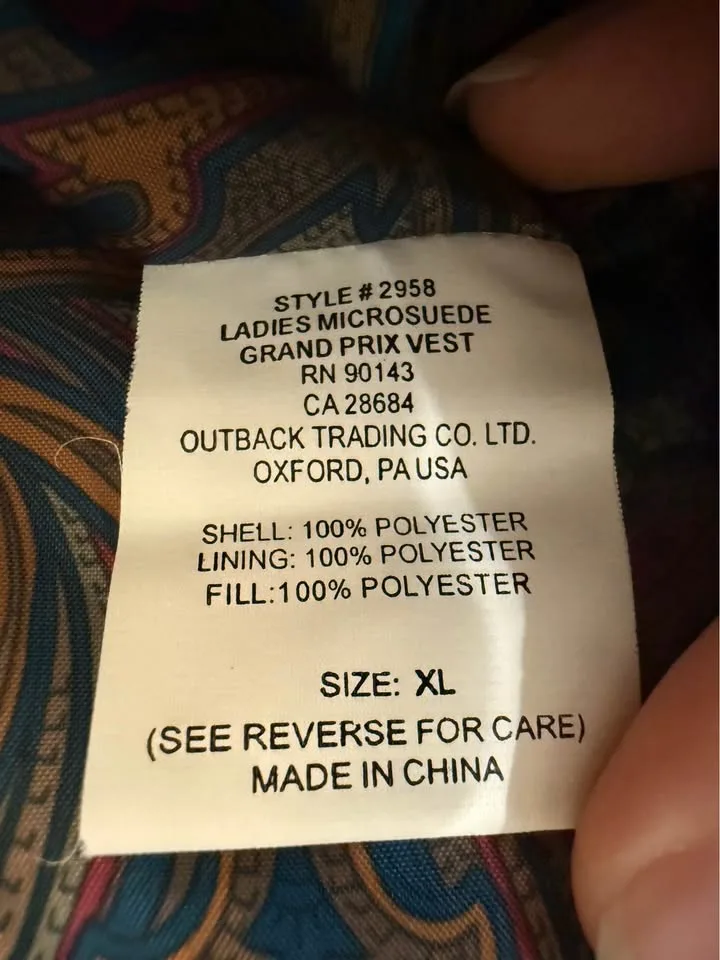 Microsuede quilted vest image indicator(5)