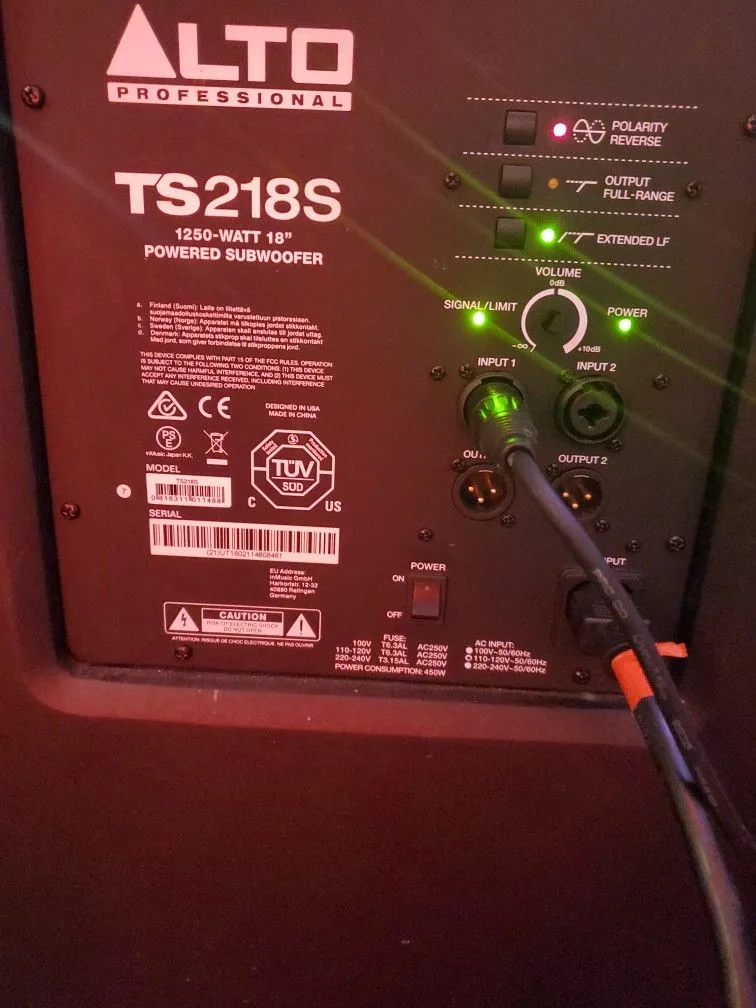 Alto Professional TS218S image indicator(5)