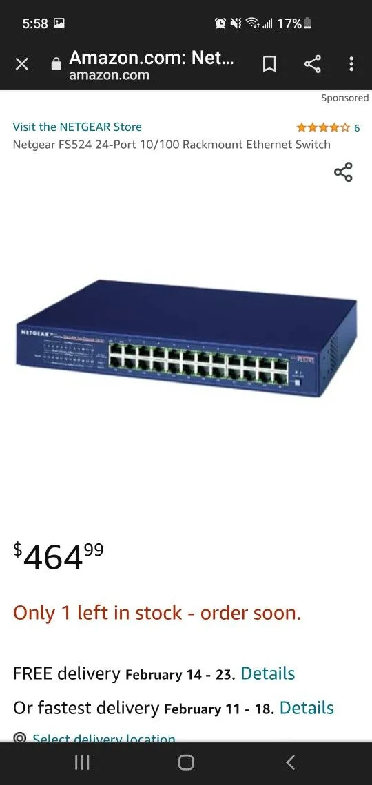 Netgear Fast Switch thumbnail