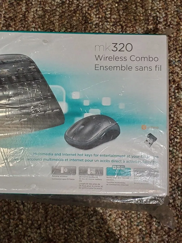 Brand New Logitench Wireless Keyboard Ans Mouse Combo thumbnail