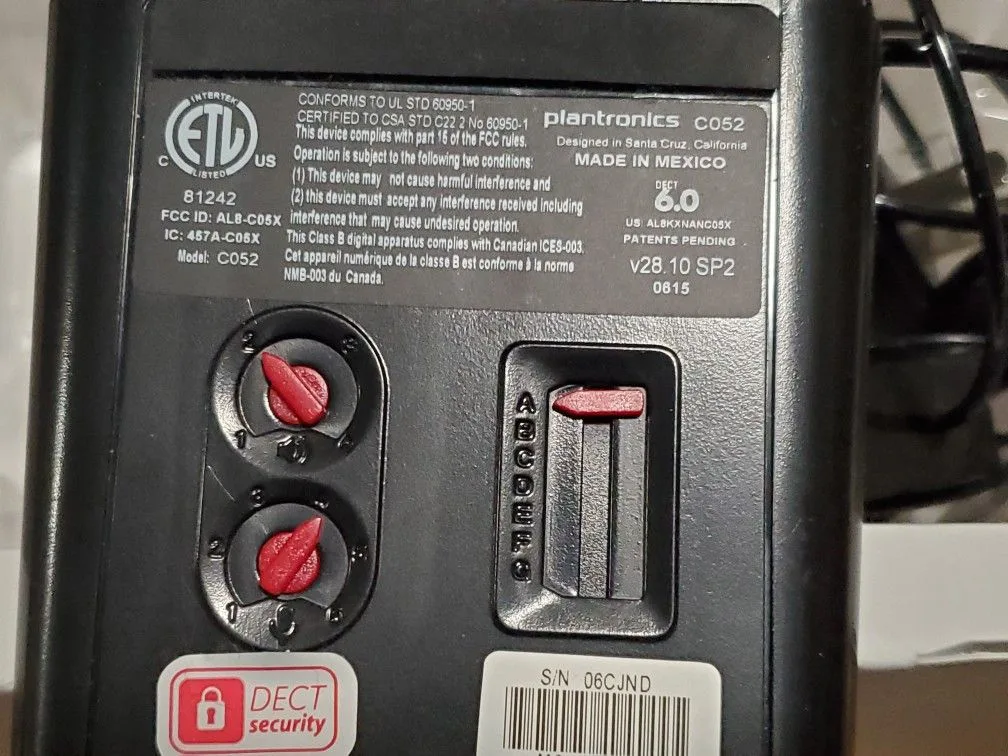 Wireless Plantronics Headset image indicator(3)