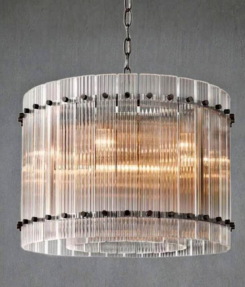 San Marco round chandelier 22” - Glass