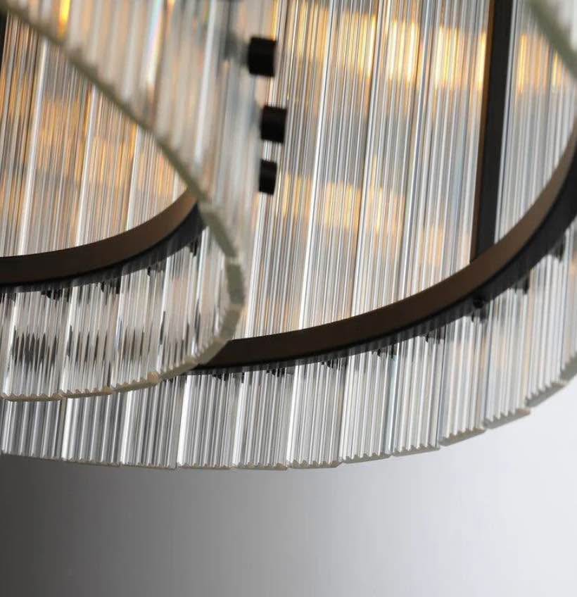 San Marco round chandelier 22” - Glass - photo 3