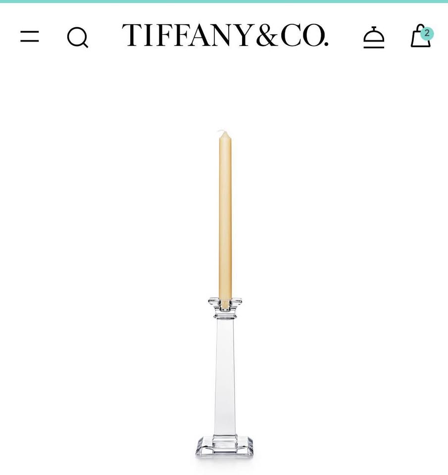 Tiffany Home Essentials 2 x Classic Candlestick - photo 3