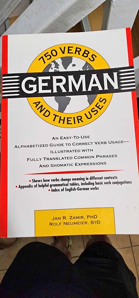 750 Verbs German and their uses