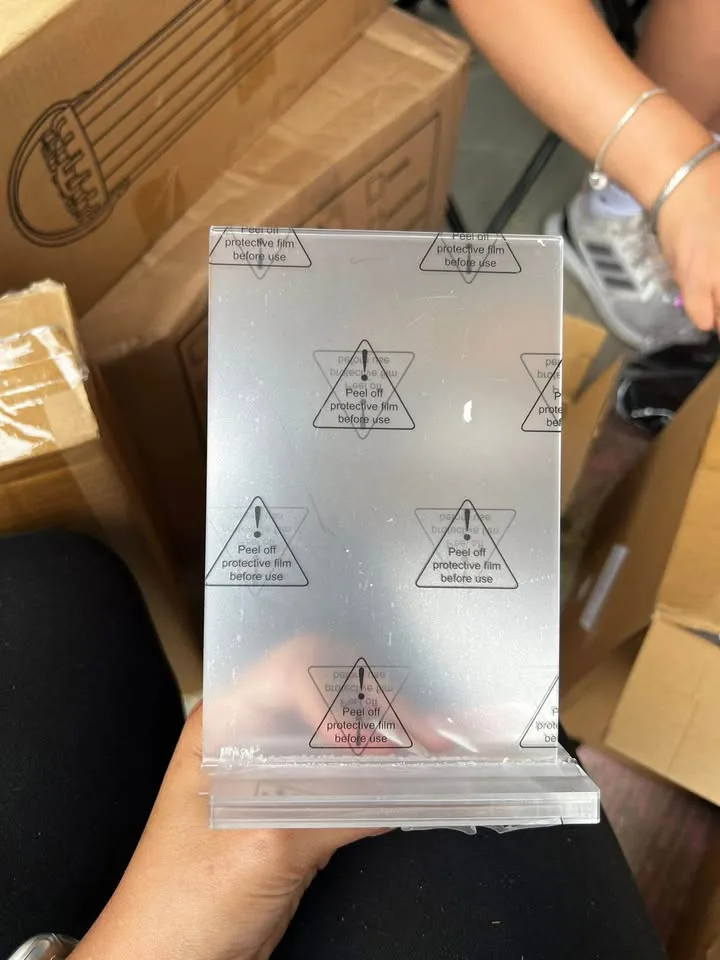 Acrylic display sheets-clear image indicator(2)