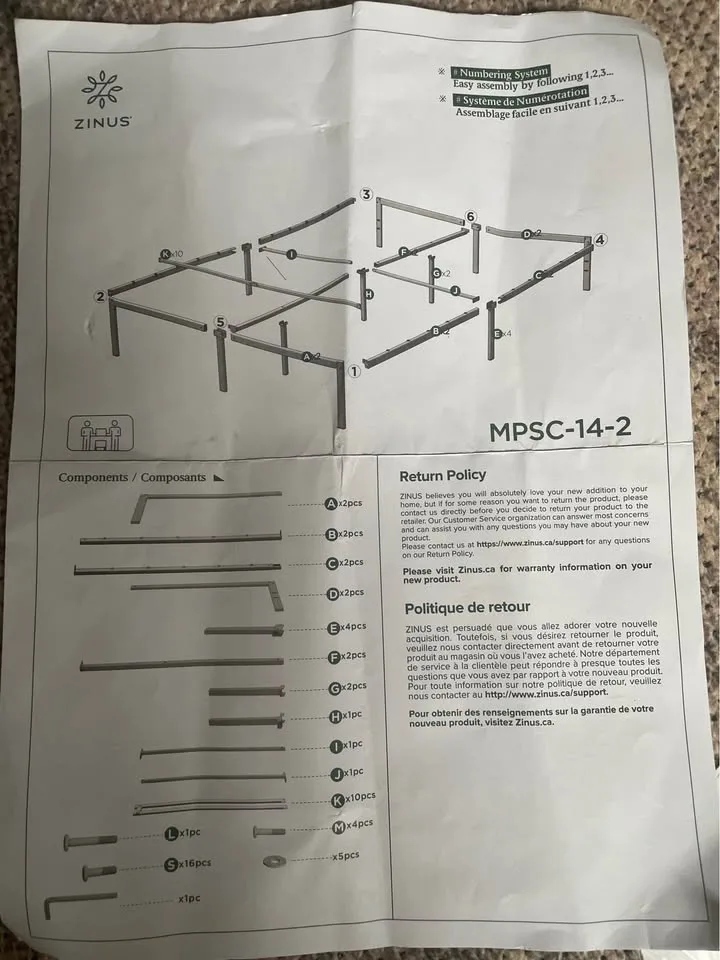 Contemporary Modern Bed Frame image indicator(7)