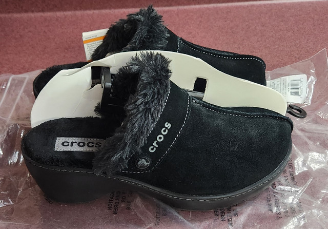 Crocs Cobbler Leather Clogs - Black, Size 7 (New)♥️ - photo 4