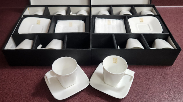 Verdici Espresso Set - 6 Cups & Saucers Boxed - 2 Boxes♥️