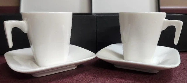 Verdici Espresso Set - 6 Cups & Saucers Boxed - 2 Boxes♥️ image indicator(4)