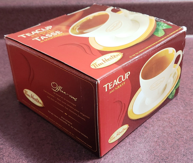 Tim Hortons Teacup and Saucer Set (2006) Limited Edition♥️