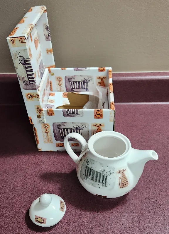 Stokes "Metallic Cat" Teapot♥️ image indicator(2)