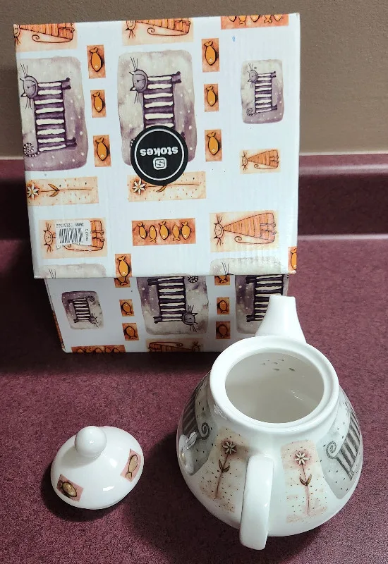 Stokes "Metallic Cat" Teapot♥️ image indicator(3)