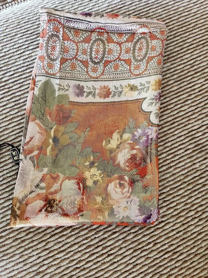 Brand new PURE Silk scarf - top notch quality thumbnail