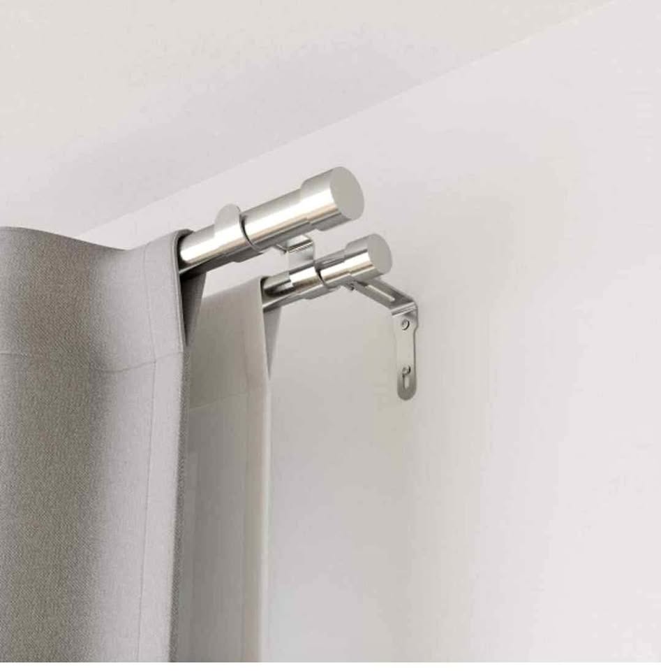 1-Inch Double Curtain Rod