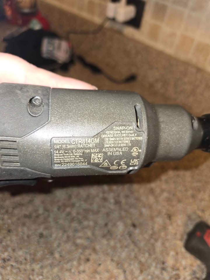Snap on 1/4" Brushless Ratchet - photo 3
