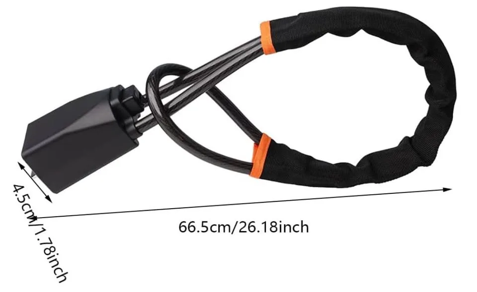 Tevlaphee Steering Wheel & Seat Belt Lock image indicator(5)