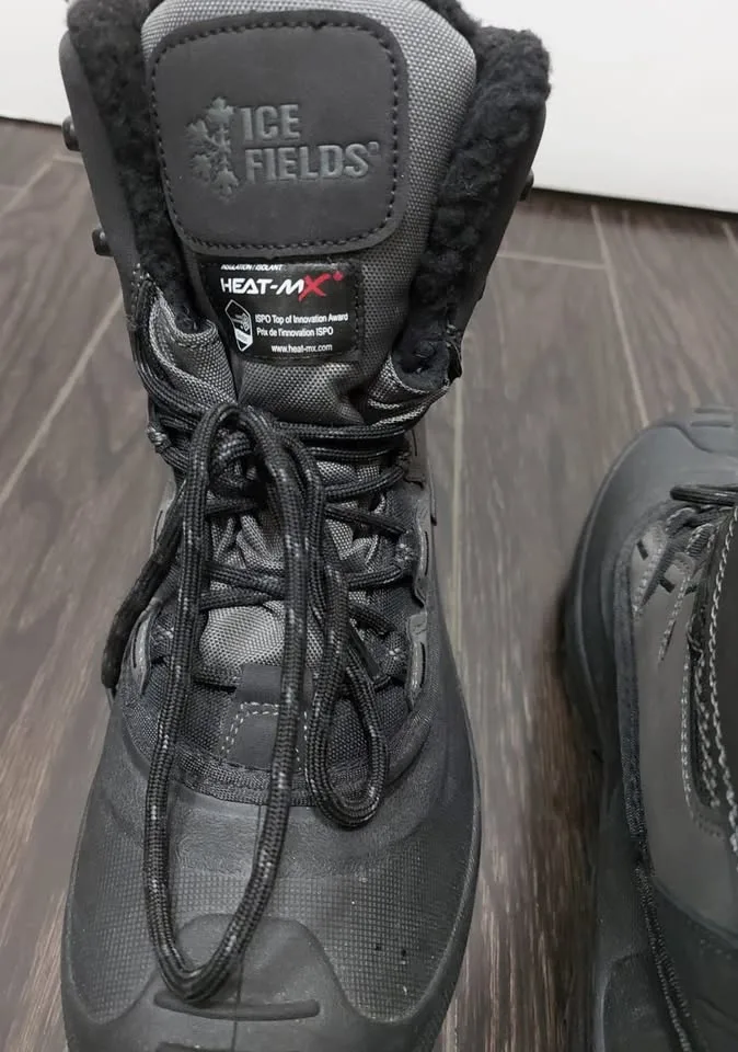 Ice Fields Insulated Winter Boots - Unisex Black, Size 9 image indicator(3)