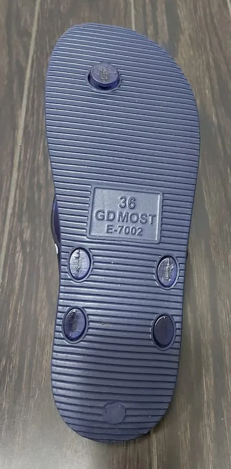 Kickcom Lady Blue Polka Dot Flip Flops, Size 5 image indicator(2)