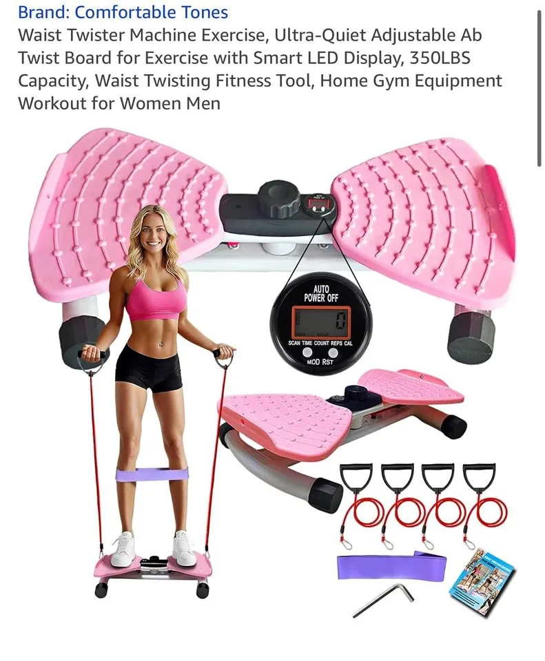 Waist Twister Machine Exercise with Smart LED thumbnail