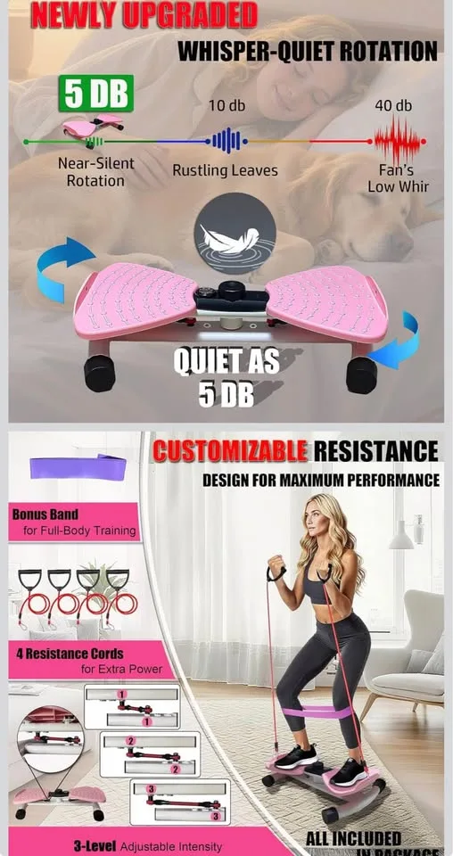 Waist Twister Machine Exercise with Smart LED image indicator(3)