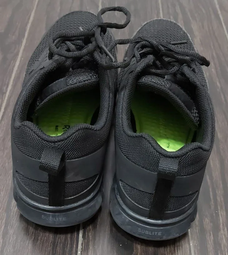 Reebok Black Steel Toe Work Sneakers – Mesh, Men’s Size 7.5 image indicator(2)