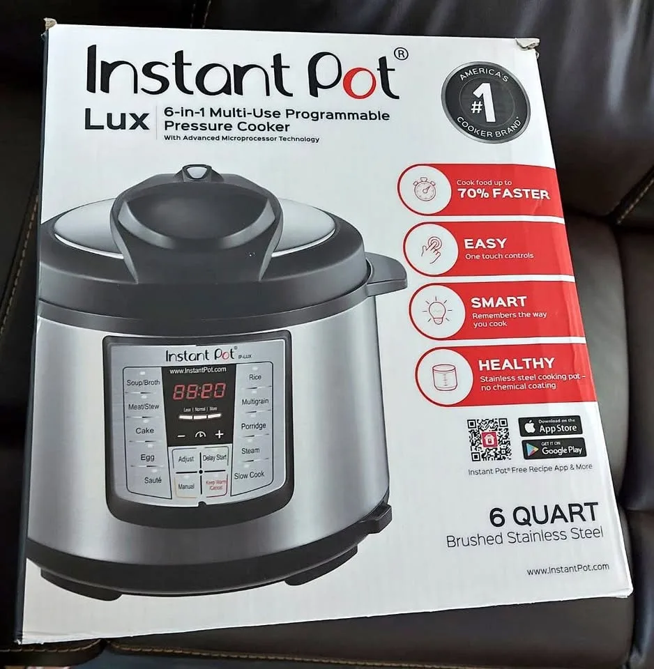 Instant Pot 6-in-1 Multi-Use Pressure Cooker – Brand New /Unused thumbnail