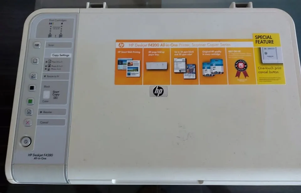 HP Deskjet F4280 All-in-One Printer – Print, Scan & Copy image indicator(2)