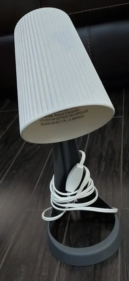 Ikea Mainstays LED Desk Lamp, gold and Svallet Work lamp image indicator(2)