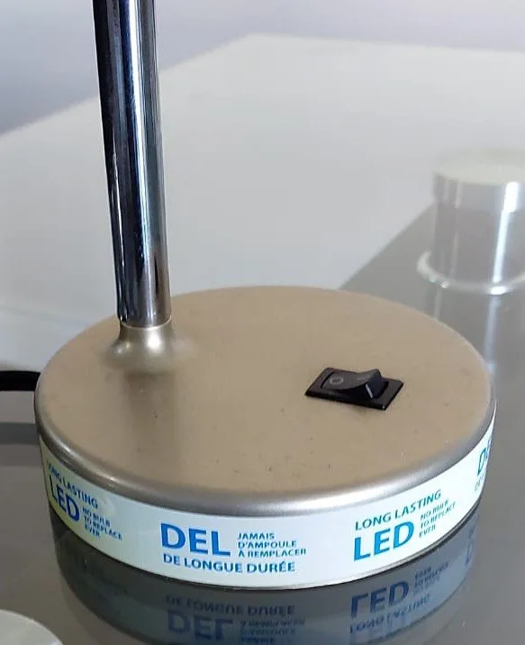 Ikea Mainstays LED Desk Lamp, gold and Svallet Work lamp image indicator(6)