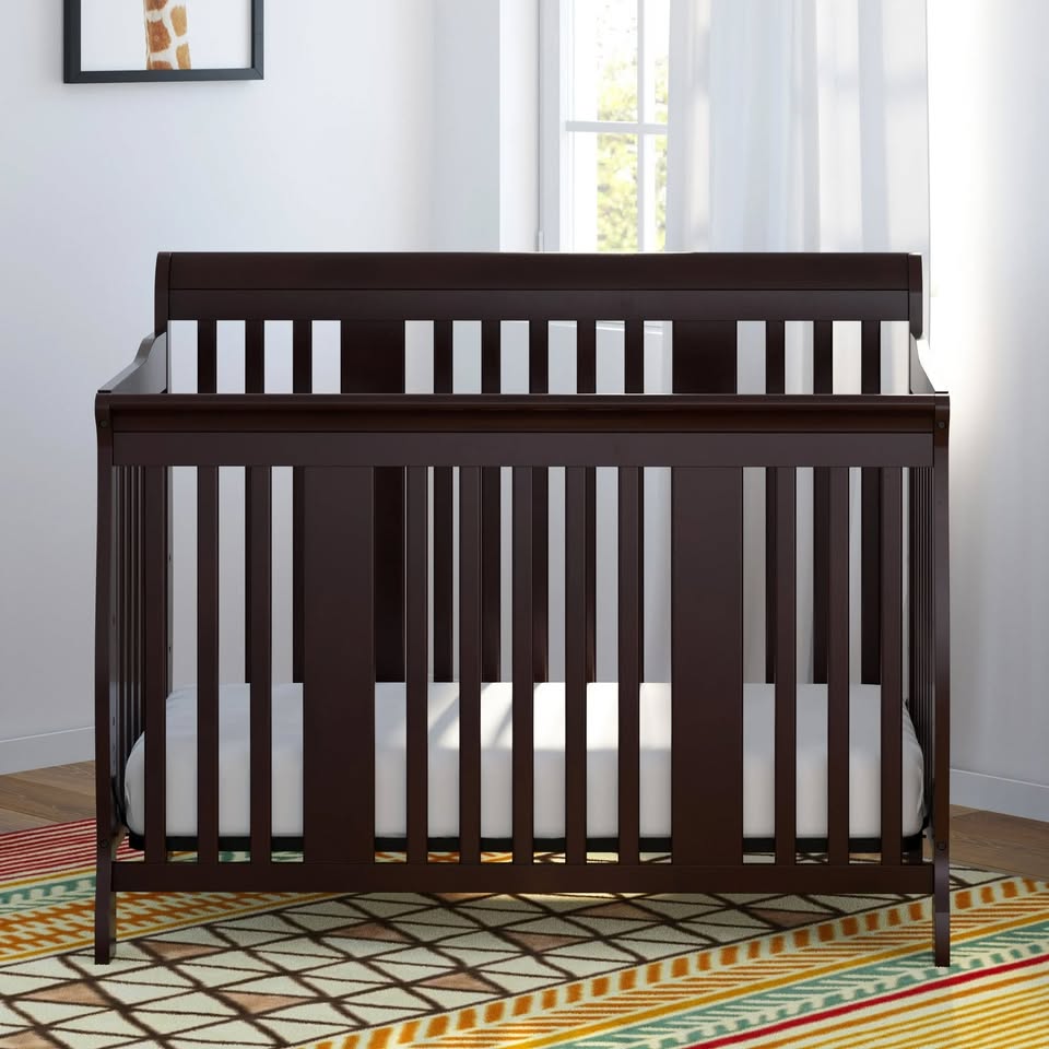 Storkcraft Tuscany 4-in-1 Convertible Crib, Espresso - photo 2
