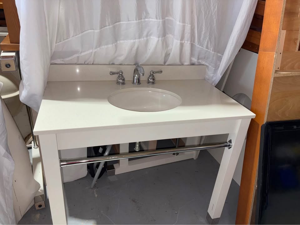 🛁 Hotel-Grade Bathroom Vanities – Solid Wood + Stone Top - photo 5