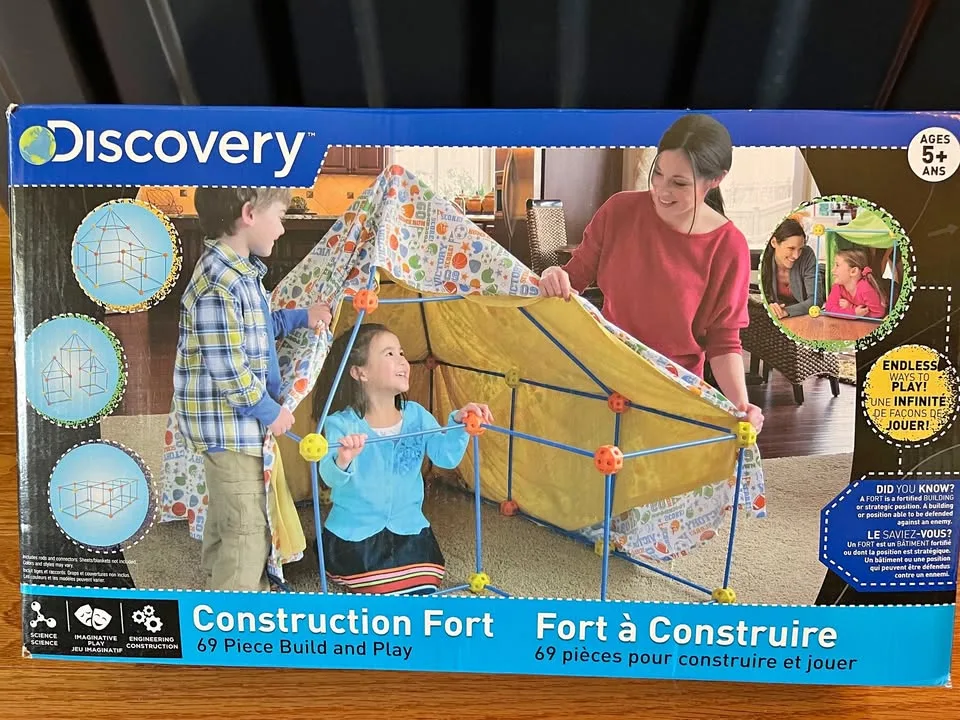 Discovery Kids Build & Play Construction Fort Toy thumbnail