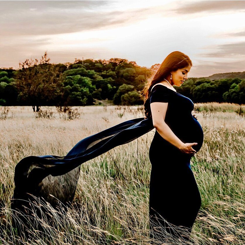 Anyuta Couture Maternity Gown with Train (Boutique)