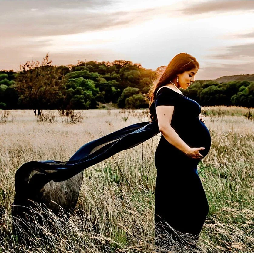 Anyuta Couture Maternity Gown with Train (Boutique) thumbnail
