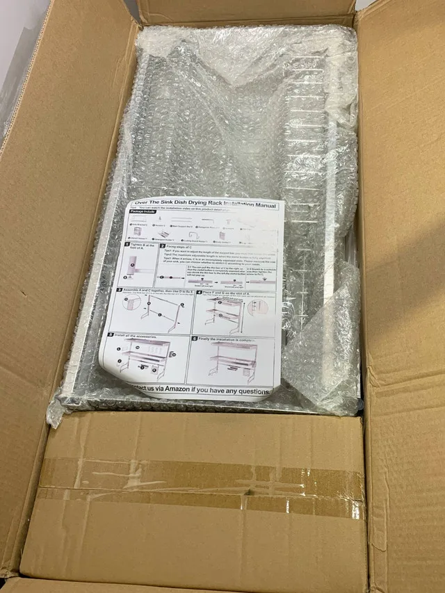 Over Sink Dish Drying Rack – Adjustable & Stainless image indicator(6)