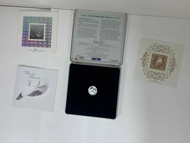 Canada Dove Millennium Coin Set w/ Case & COA image indicator(9)