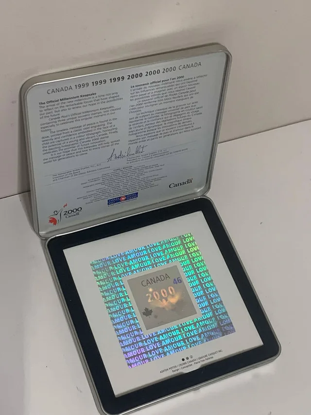 2000 Millennium Dove Medallion & Stamp Set | Good Finds image indicator(7)