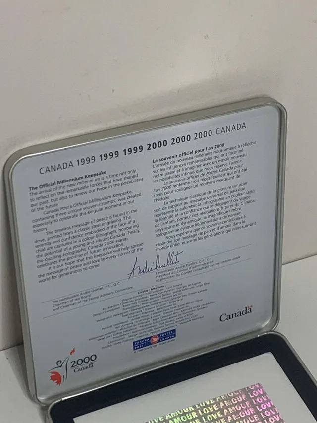 2000 Millennium Dove Medallion & Stamp Set | Good Finds image indicator(8)