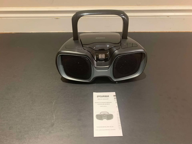 Sylvania Bluetooth Portable CD AM/FM Radio Boombox