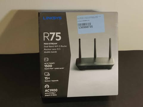 Linksys R75 Max-Stream Dual-Band WiFi 5 Router