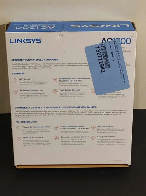 Linksys AC1200 Dual-Band Wi-Fi 5 Router image indicator(2)