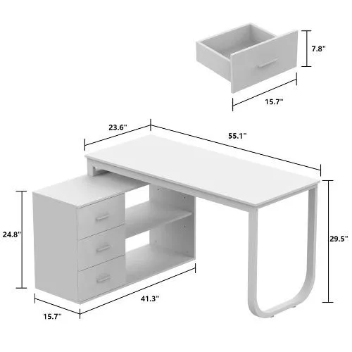 Latwon L‑Shape Desk (Missing Hardware) | Good Finds image indicator(3)