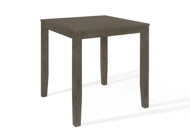 35.5" Square Counter Height Table – Rustic Wood