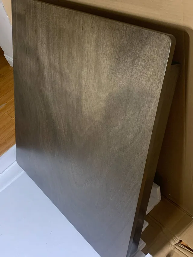 35.5" Square Counter Height Table – Rustic Wood image indicator(3)