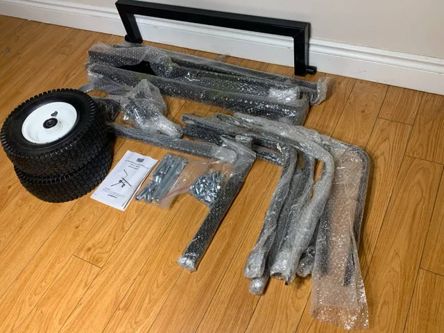 Yard Tuff 72" Steel Pine Straw Rake – Open Box image indicator(10)