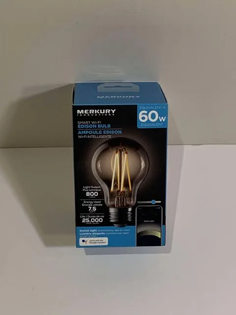 Merkury Smart Wi-Fi Edison Bulb – 60W Equivalent image indicator(2)