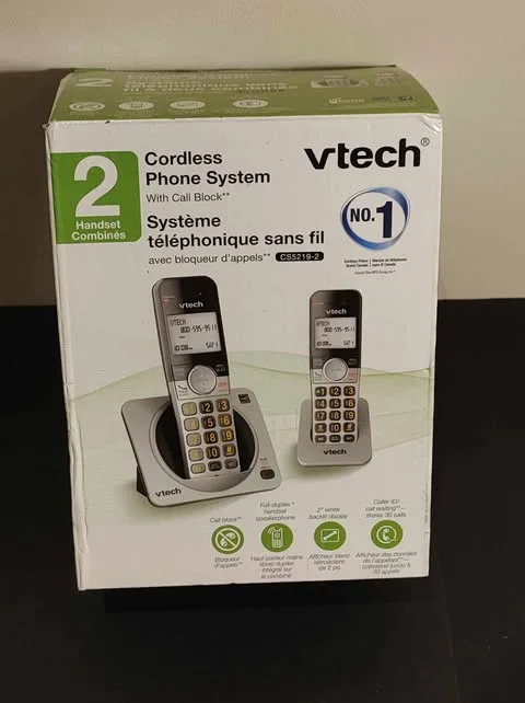 VTech CS5219-2 Cordless Phone System 2 Handset thumbnail