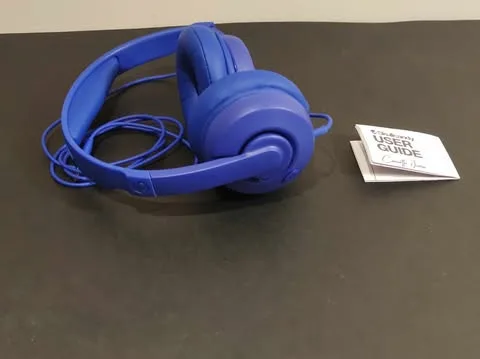 Skullcandy Cassette Junior Wired Headphones (Blue) image indicator(4)